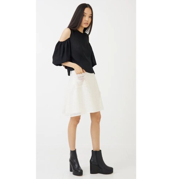 MORGANE LE FAY STELLA BRIDAL MINI SEQUIN SKIRT - Picture 1 of 7